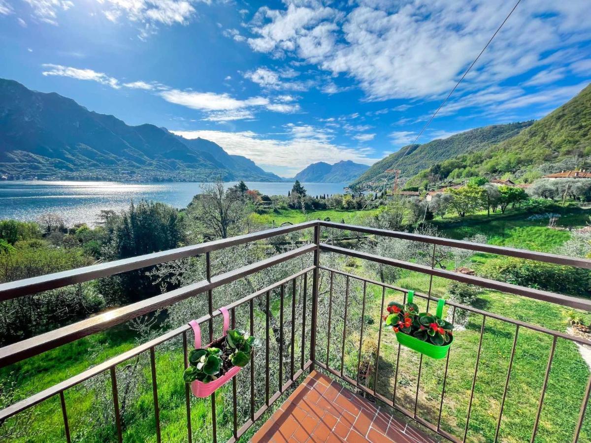 Appartamento Tivano Balcone Con Vista Lago Bellagio Kültér fotó