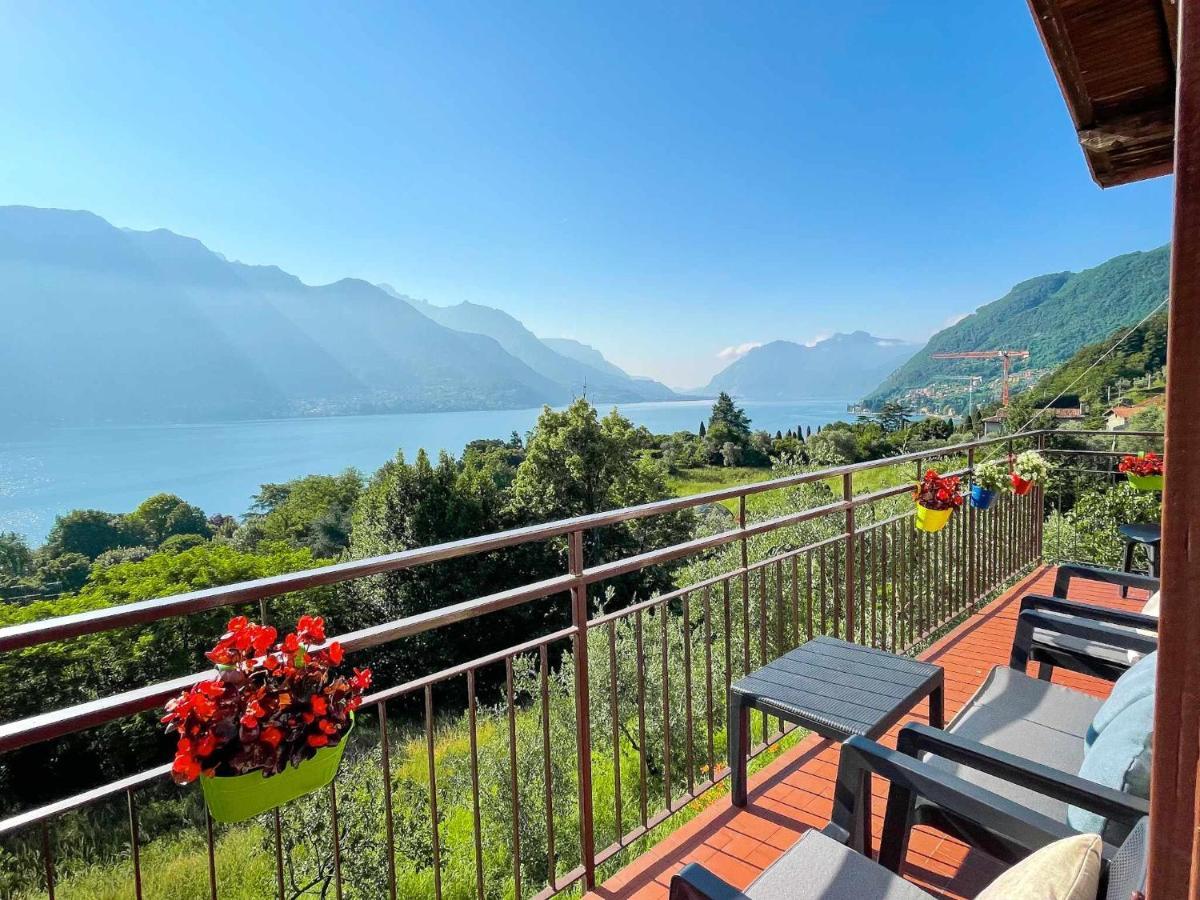 Appartamento Tivano Balcone Con Vista Lago Bellagio Kültér fotó