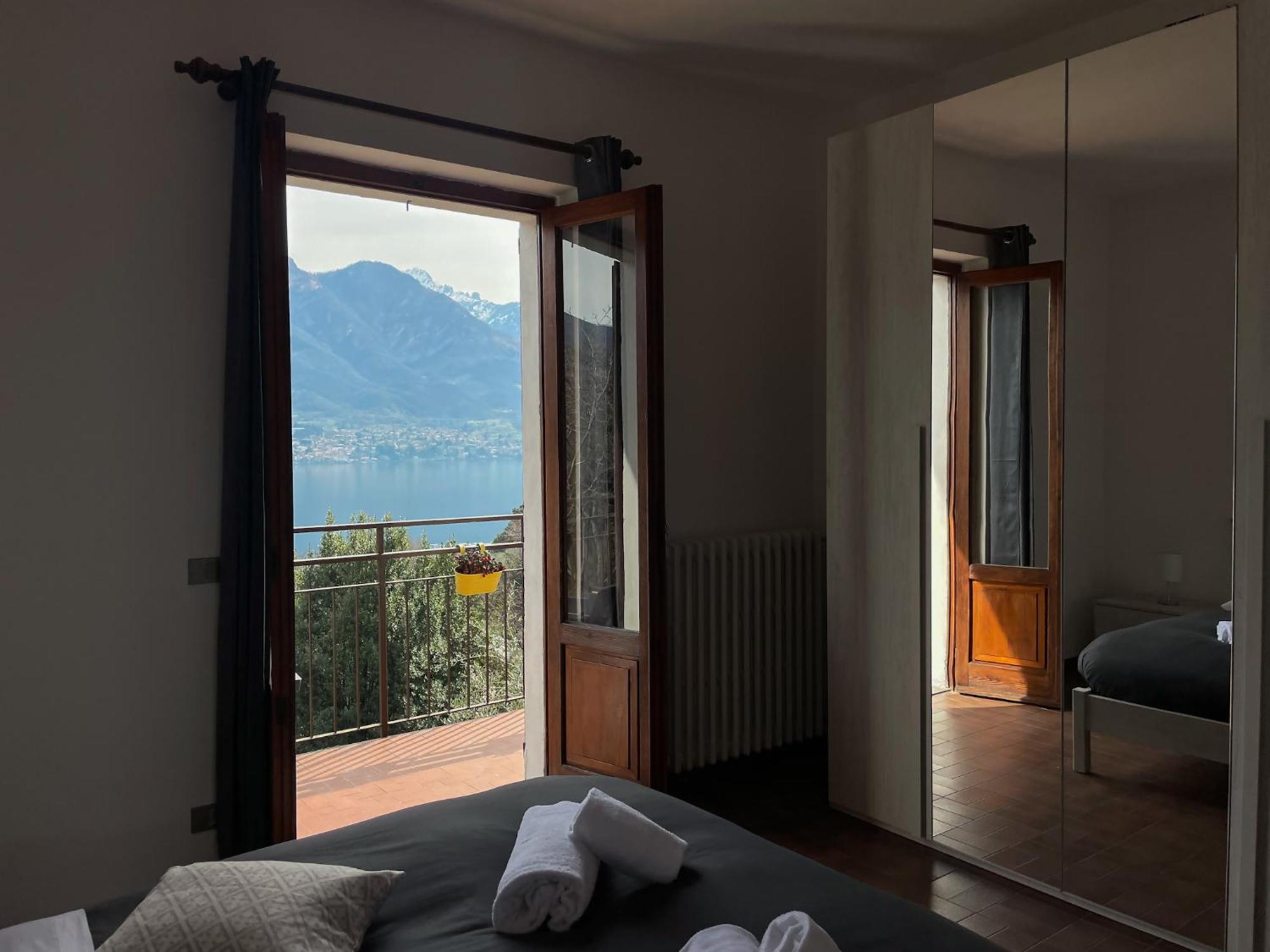 Appartamento Tivano Balcone Con Vista Lago Bellagio Kültér fotó